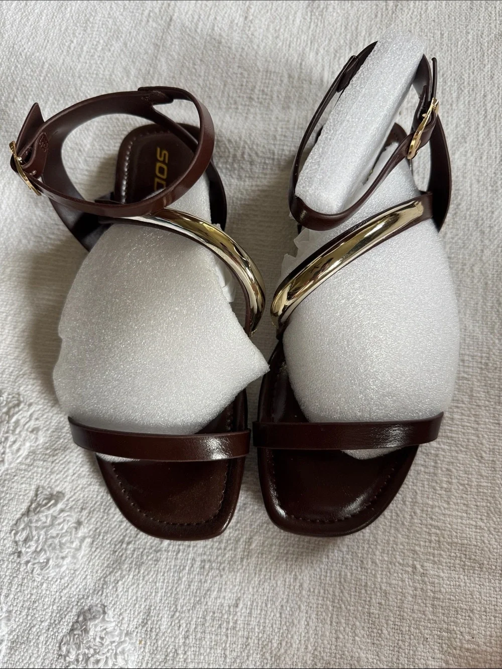 NWB-Soda Uptown Espresso Sandals-SZ 8.5